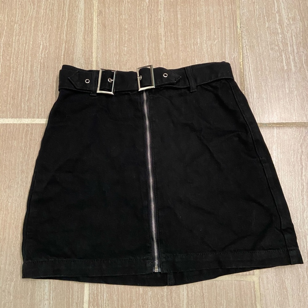 Nasty Gal Zip Up Mini Skirt size 4